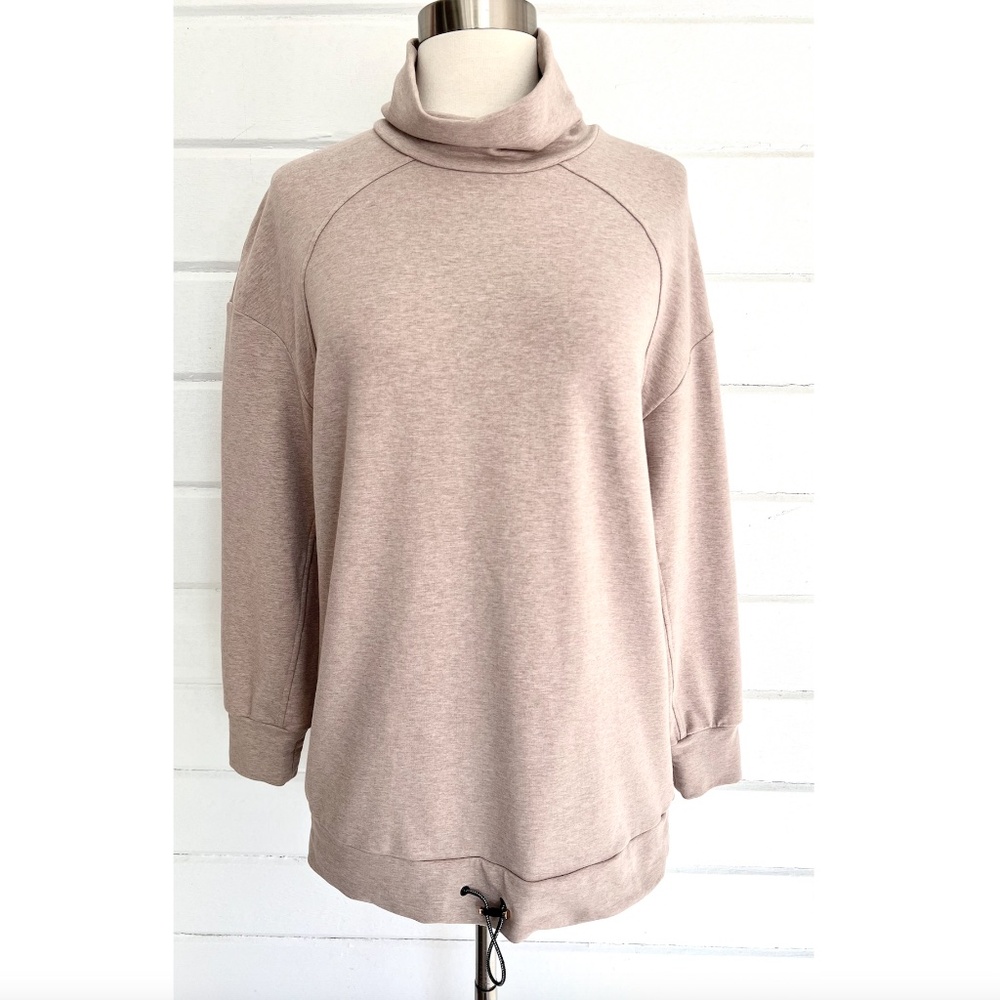 VARLEY Morrison Mock Neck Sweatshirt in Sphinx - XS - Picture 4 of 13